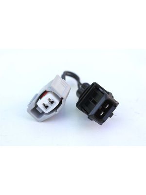 USE: TOYOTA (22RE, 22RTE, 3SG, 2SE) THAT INCORPORATED THE BOSCH-TYPE EV1 ELECTRICAL CONNECTOR ON THE WIRING HARNESS AND YOU ARE INSTALLING NEWER PROPRIETARY TOYOTA-TYPE  INJECTORS.