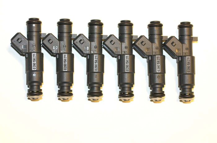 SET of 6 Bosch Fuel Injectors for Jeep Stroker 4.0, 4.6, 4.7