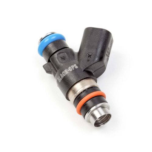 Black Ops 1300 Fuel Injectors by Fiveo Motorsport. Available for over 400 High Performance applications, Flow rate 1300 cc/min at 3 BAR and Delivered in Flow Matched Sets.
