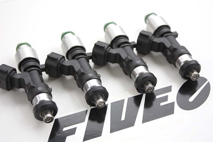 Custom Flow Matched Bosch EV14 850cc fuel injectors for Import Fit, Mazda, Mitsubishi, Toyota, and more.