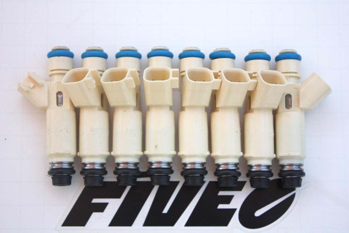 USE THIS SET OF FUEL INJECTORS FOR A HIGHLY MODIFIED V-8 ENGINE WITH 540-565 (BRAKE SPECIFIC) SUPER-CHARGED HORSEPOWER.