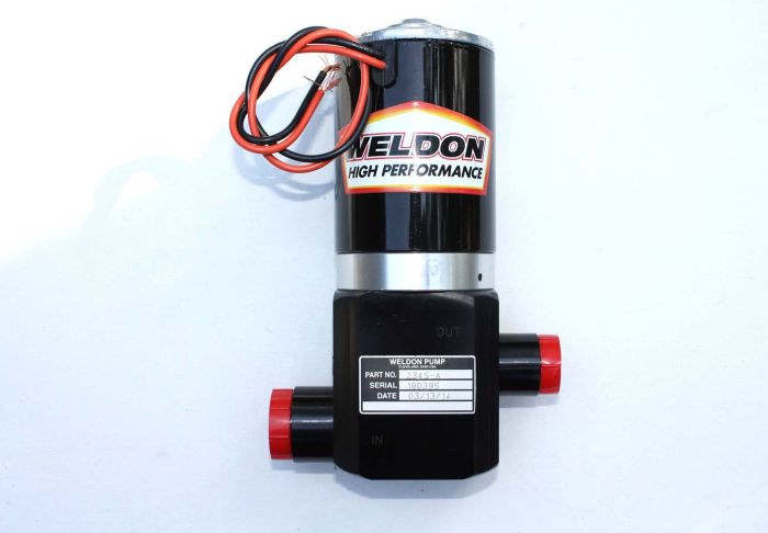 GENUINE WELDON FUEL PUMP 2345-A, use with Gasoline, Alcohol, E85, Diesel, and All Racing Fuels