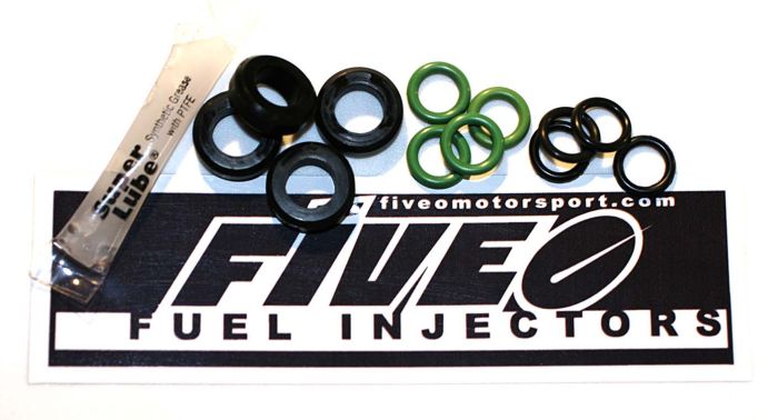 4/Set - fuel injector o-ring and seal replacement kit.






