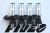 2500cc fuel injectors for Honda B, D and H-series engines.  Extender top-hats, o-rings and seals included.
